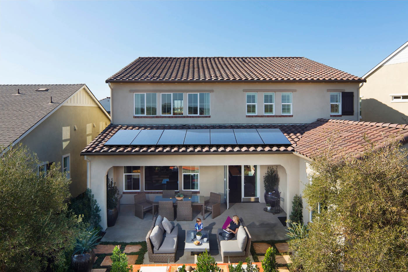 A home with home with solar by solar contractors in South Carolina & Georgia.